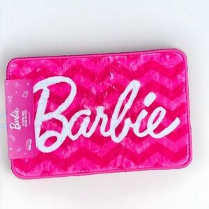 💖Barbie pink Bath Mat Floor Rug Bathroom Home Decor SET OF 4💖